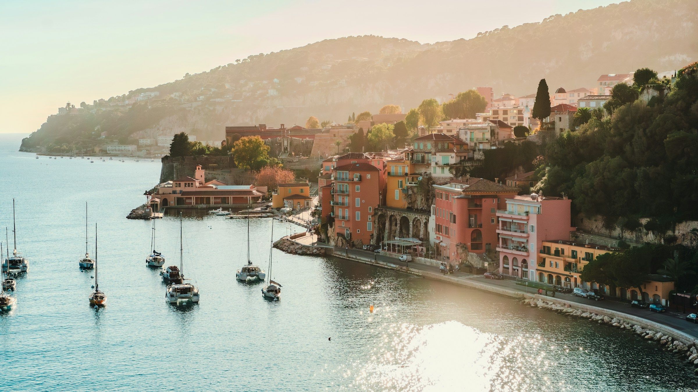 Villefranche-sur-Mer harbour, French Riviera