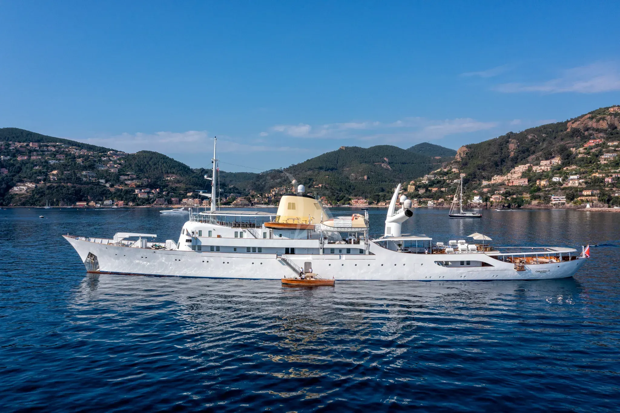 CHRISTINA O luxury yacht