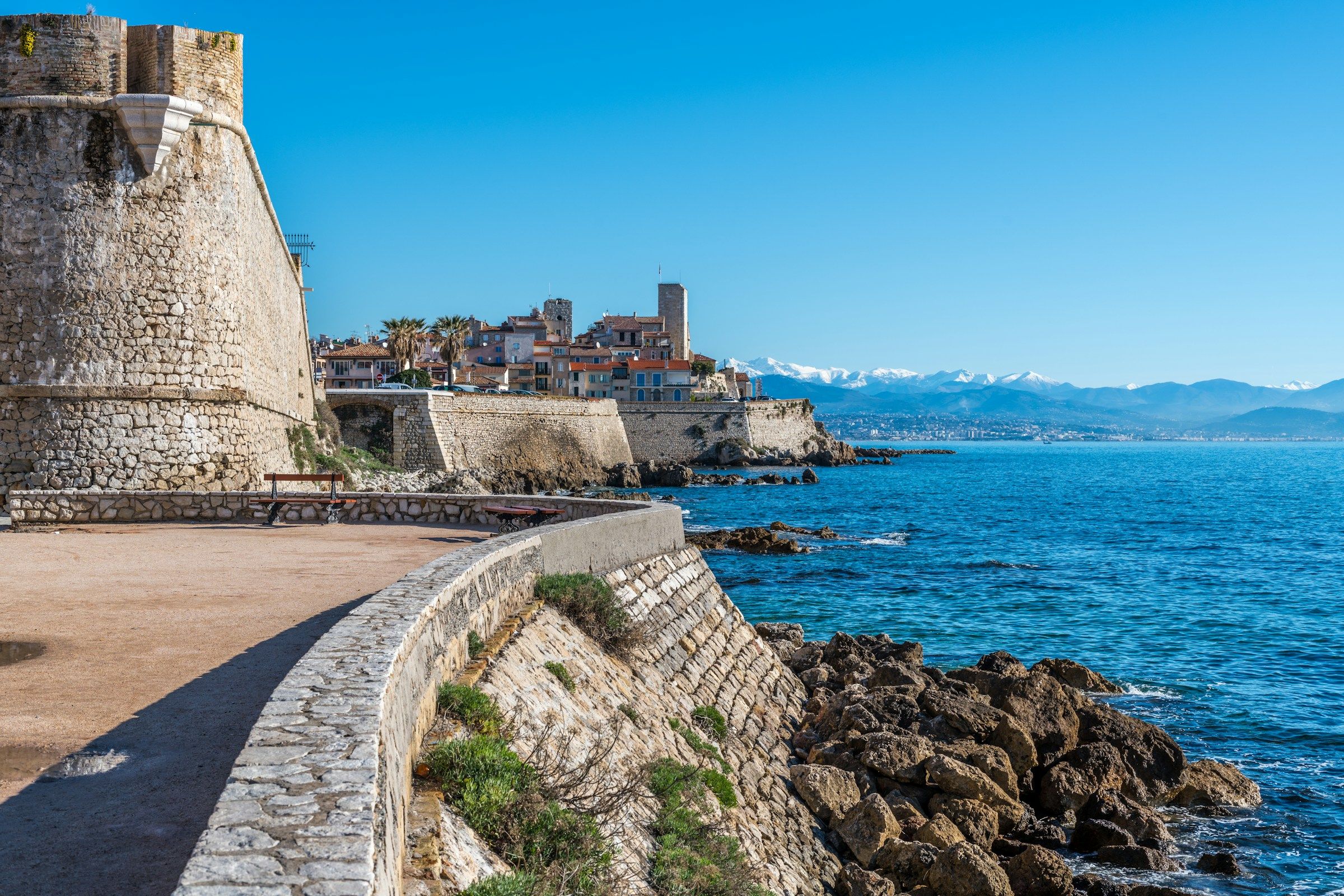 Antibes seafront, Côte d'Azur