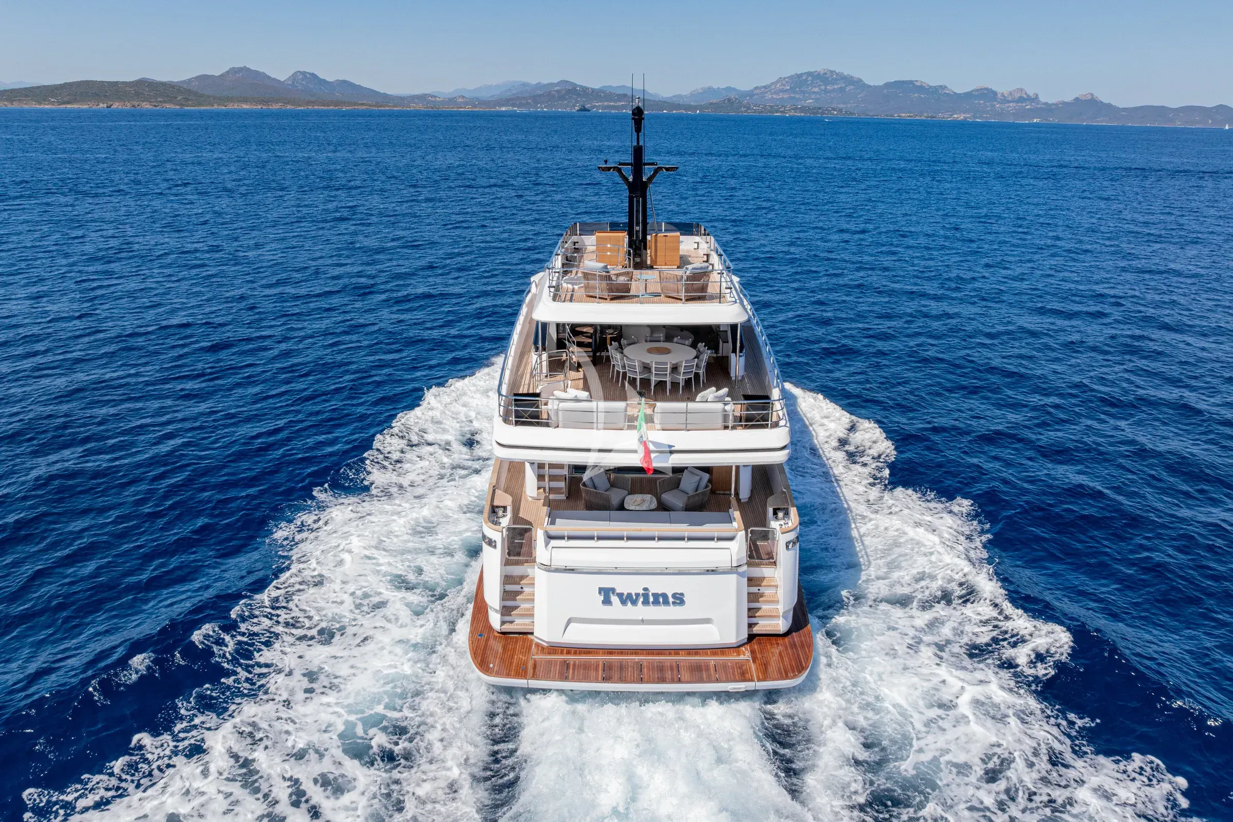 TWINS luxury yacht